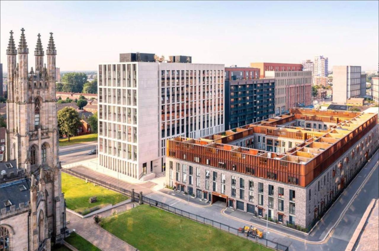 Luxury New Built Split-Level Flat With Rooftop Gardens Access 曼彻斯特 外观 照片